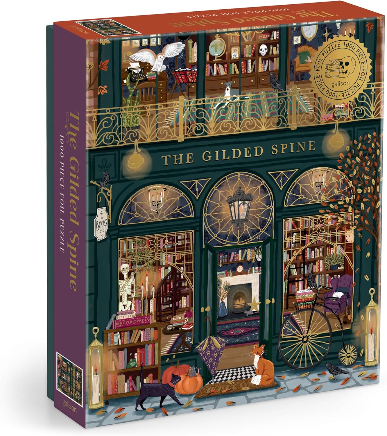 The Gilded Spine 1000 Piece Foil Puzzle