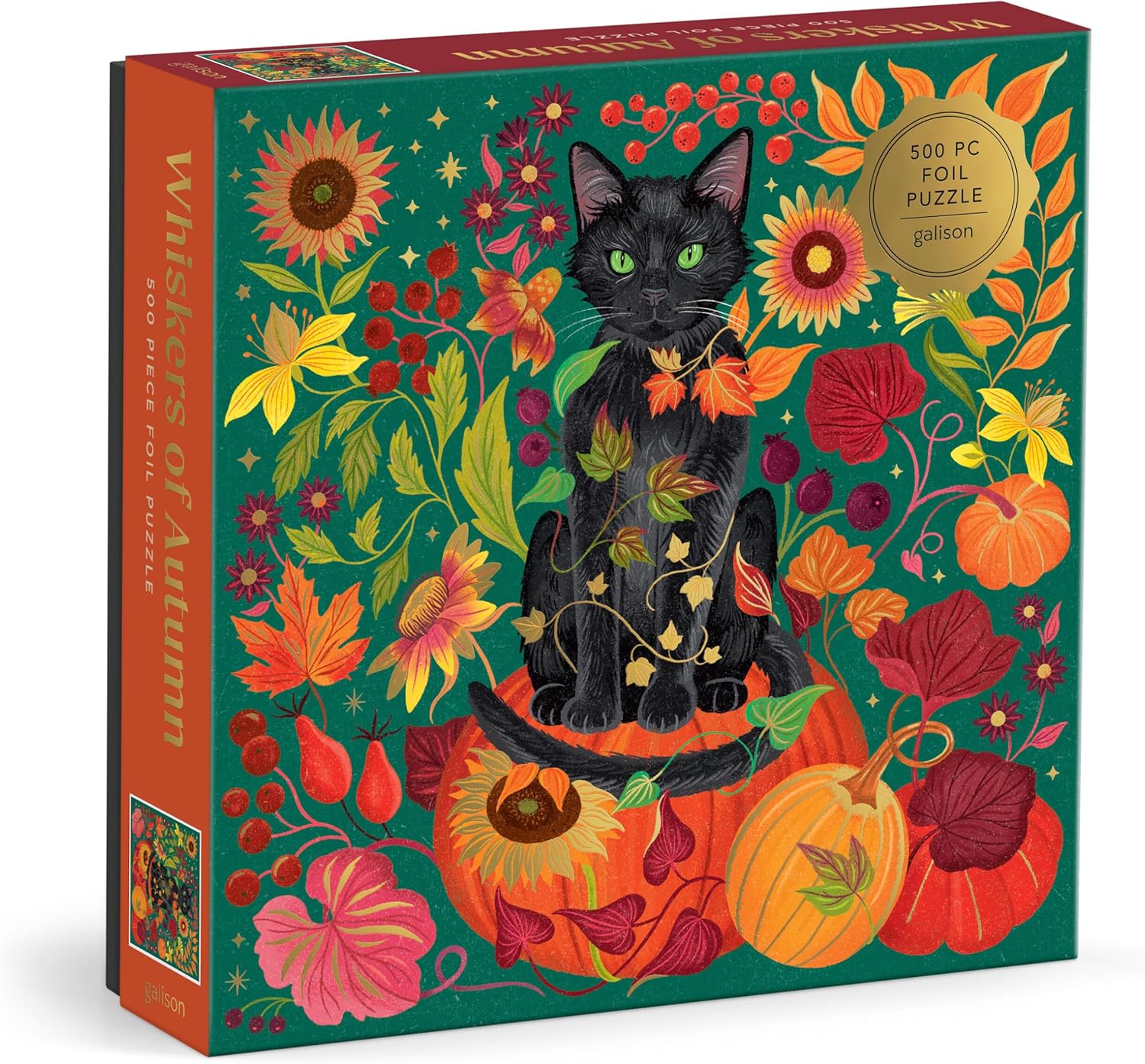 Whiskers of Autumn 500 Piece Foil Puzzle