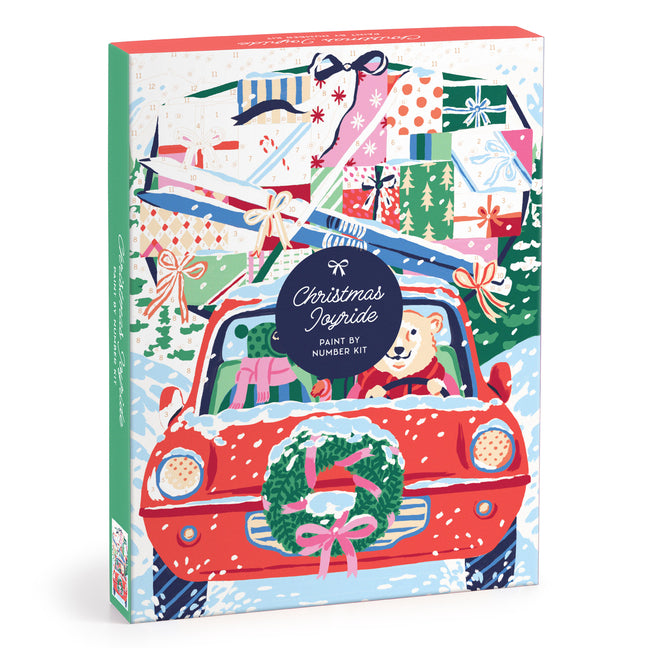 Christmas Joyride 9 X 12 Paint by Number Kit