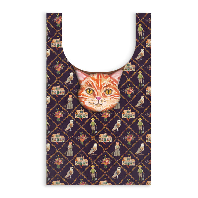 Cottage Cats Packable Nylon Tote