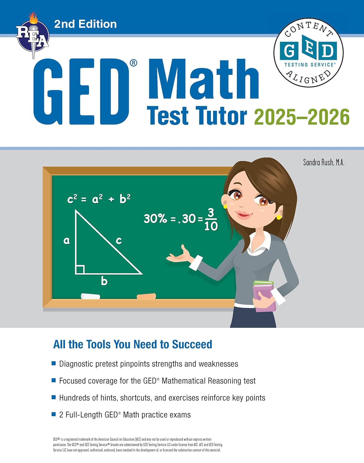 GED Math Test Tutor, for the 2025-2026 GED Test: All the Tools You Need to Succeed