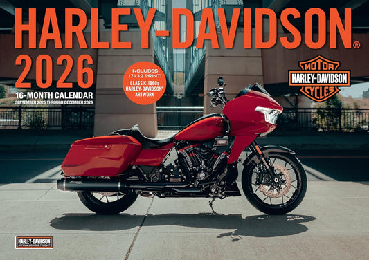 Harley-Davidson 2026 17x12: 16-Month Calendar--September 2025 Through December 2026