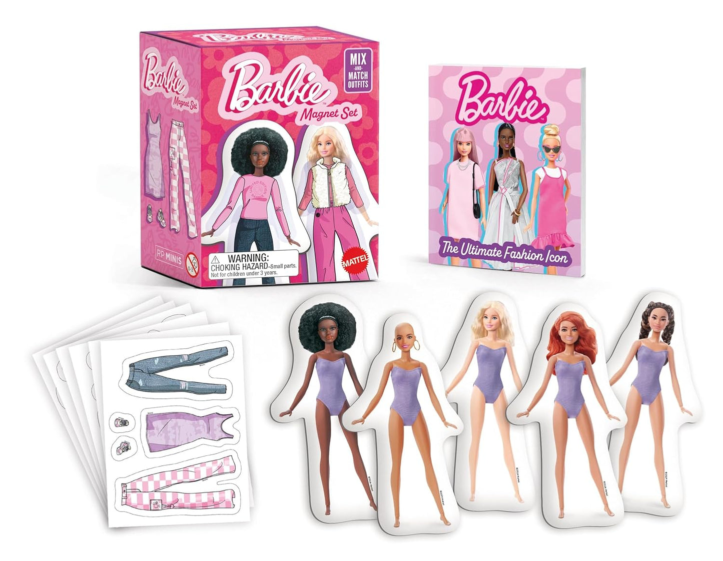 Barbie Magnet Set: Mix-And-Match Outfits!