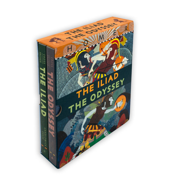 The Iliad/The Odyssey Boxed Set: (Two Illustrated Epic Retellings of Homer's Greek Myths Featuring Gods, Heroes, Battles, and Legendary Journeys for Young
