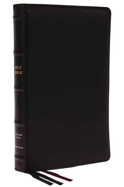 KJV Holy Bible: Large Print Thinline, Black Goatskin Leather, Premier Collection, Red Letter, Comfort Print: King James Version