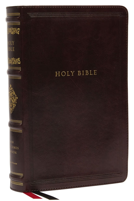 Nkjv, Personal Size Reference Bible, Sovereign Collection, Leathersoft, Brown, Red Letter, Thumb Indexed, Comfort Print: Holy Bible, New King James Ve