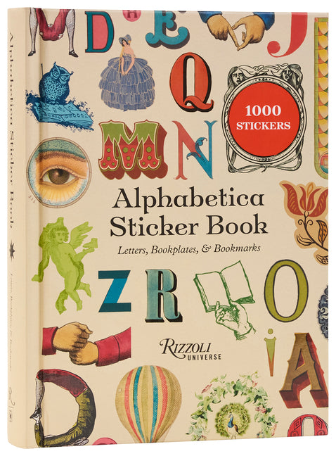 Alphabetica Sticker Book: Letters, Bookplates, and Bookmarks