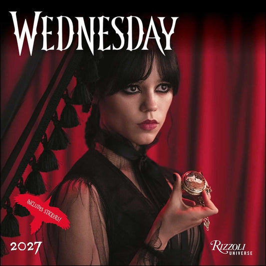 Wednesday 2027 Wall Calendar (Includes Stickers)