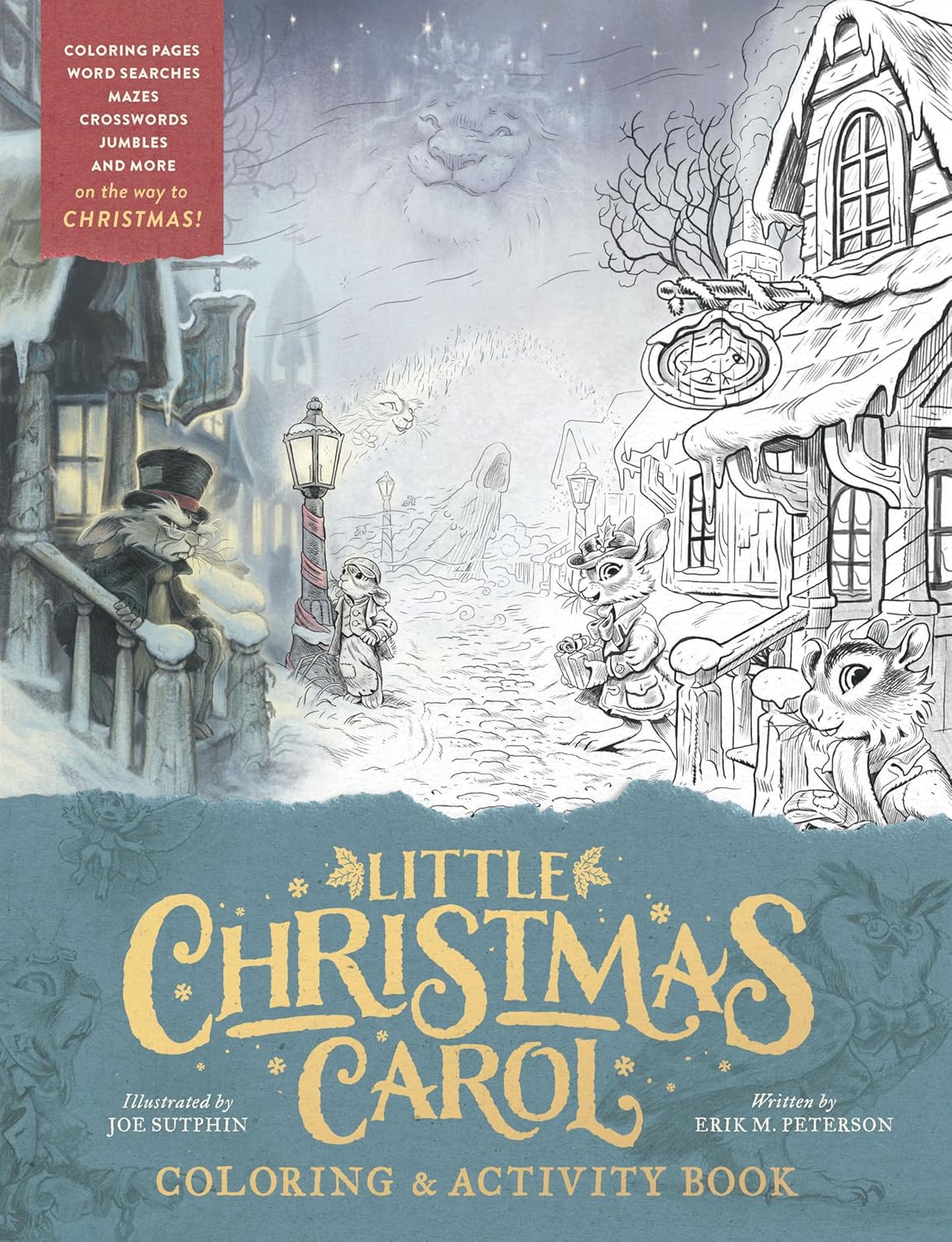 Little Christmas Carol Coloring & Activity Book