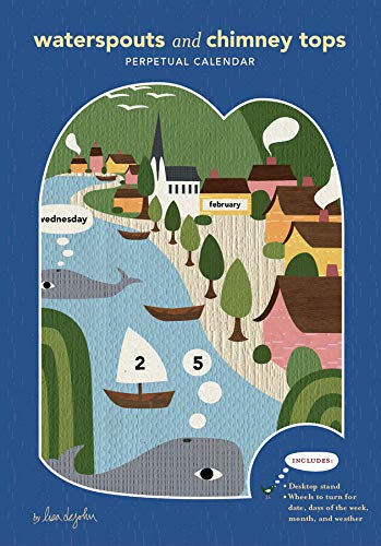 Waterspouts and Chimney Tops Perpetual Calendar [With Desktop Stand & Wheels to Turn for Date, Days, Etc]