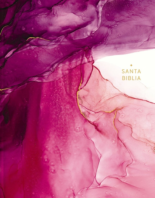 Nbla, Santa Biblia, Edicion Artistica Ilustrada, Tapa Dura/Tela, Rosado, Palabras de Jesus En Rojo, Comfort Print