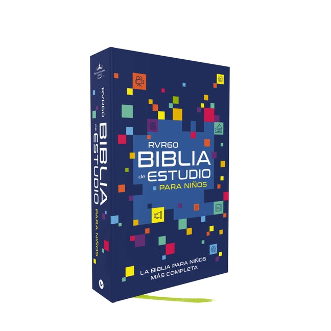 Rvr60 Biblia de Estudio Para Ninos, Tapa Dura: La Biblia Para Ninos Mas Completa