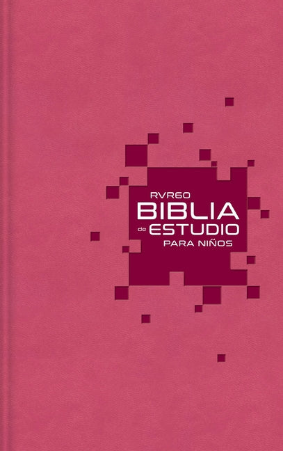 Rvr60 Biblia de Estudio Para Ninos, Leathersoft, Rosado: La Biblia Para Ninos Mas Completa