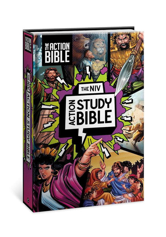 The NIV Action Study Bible, Hardcover, Full Color