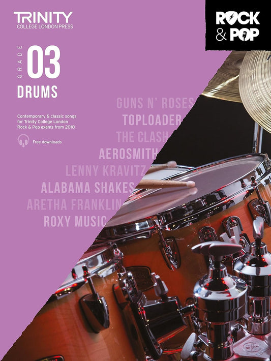Trinity Rock & Pop 2018 Drums: Grade 3