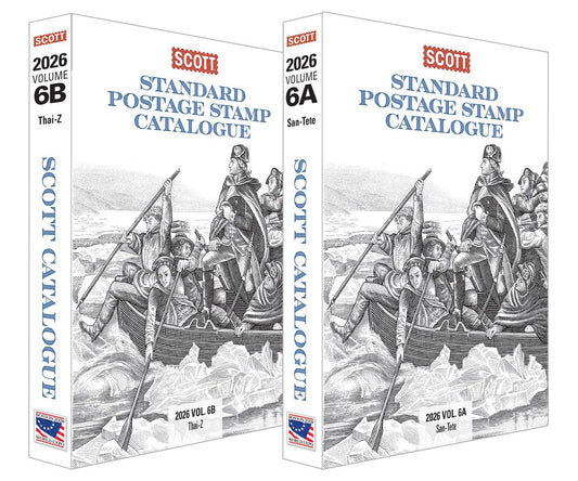 2026 Scott Stamp Postage Catalogue Volume 6: Cover Countries San-Z (2 Copy Set): Scott Stamp Postage Catalogue Volume 6: Countries San-Z