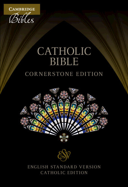 Esv-CE Catholic Bible, Cornerstone Edition, Black Cowhide Leather, Esc668: T