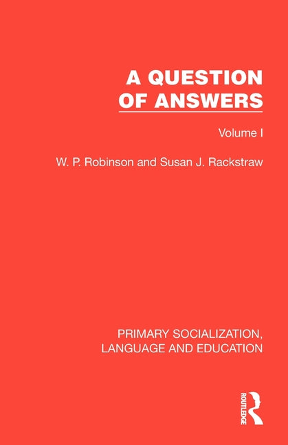 A Question of Answers: Volume I