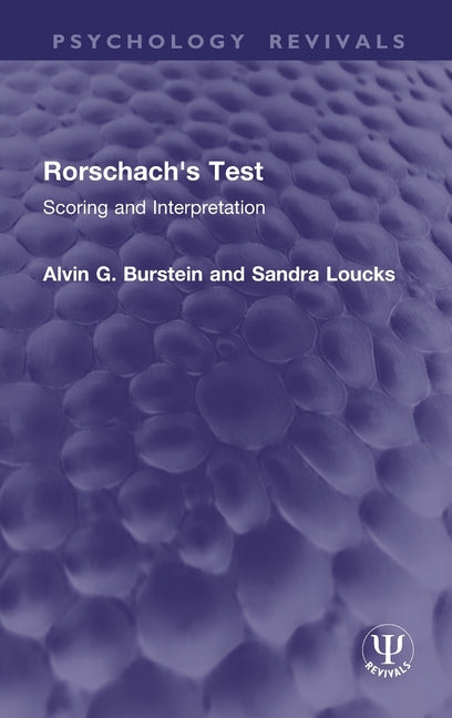 Rorschach's Test: Scoring and Interpretation