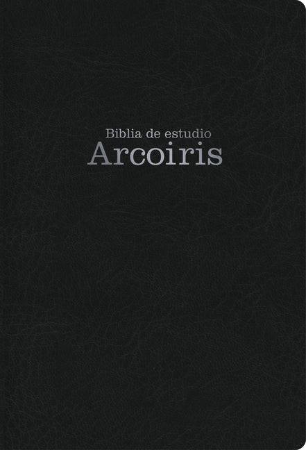 Mass Market Rvr 1960 Biblia de Estudio Arco Iris, Negro Simil Piel