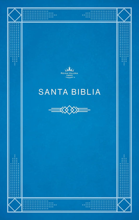 Rvr 1960 Biblia Economica de Evangelismo, Azul Tapa Rustica
