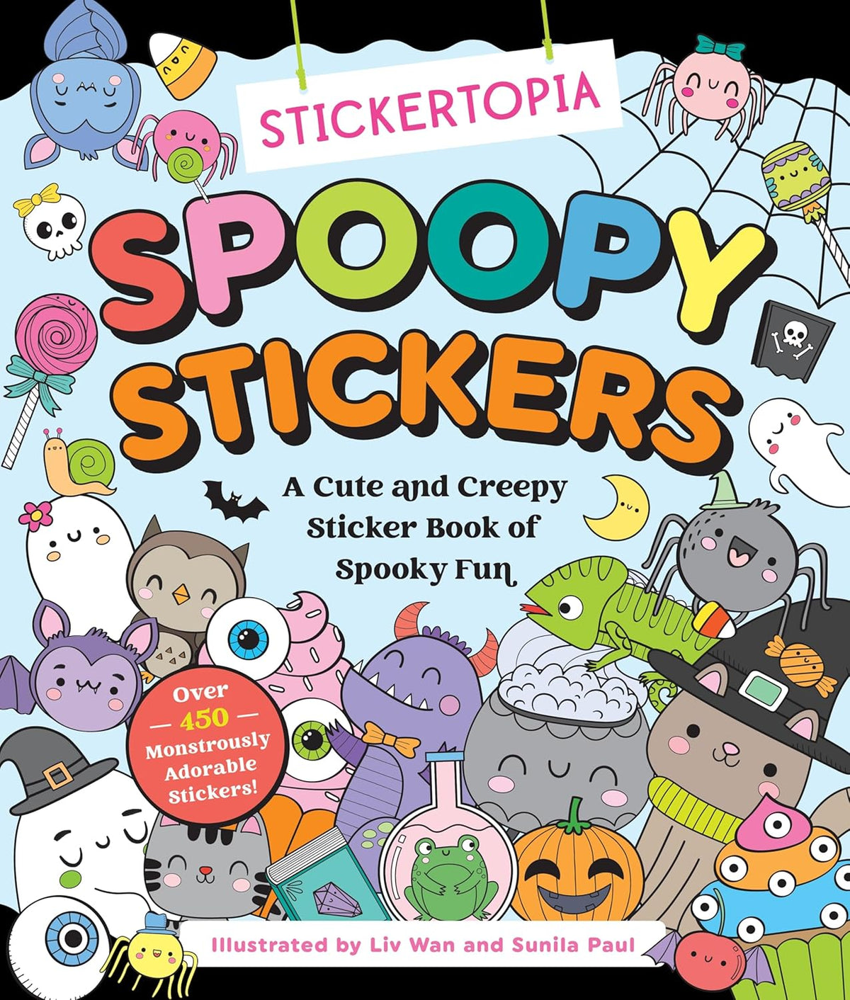 Stickertopia: Spoopy Stickers: A Cute and Creepy Sticker Book of Spooky Fun