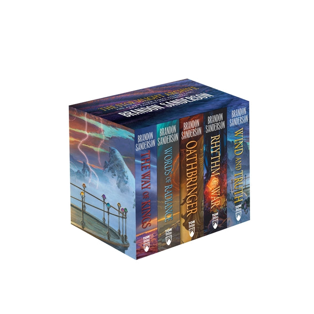 The Stormlight Archive Paperback Boxed Set, Books 1-5: The Way of Kings, Words of Radiance, Oathbringer, Rhythm of War, Wind and Truth