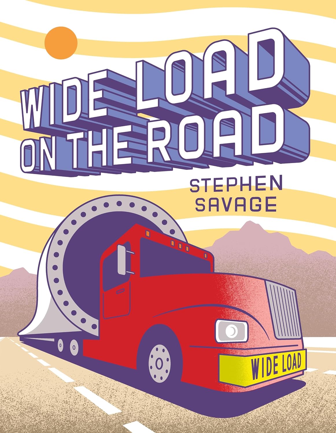 Wide Load on the Road: A Big Red Truck's Journey