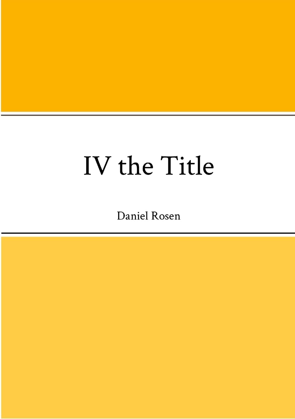 IV the Title