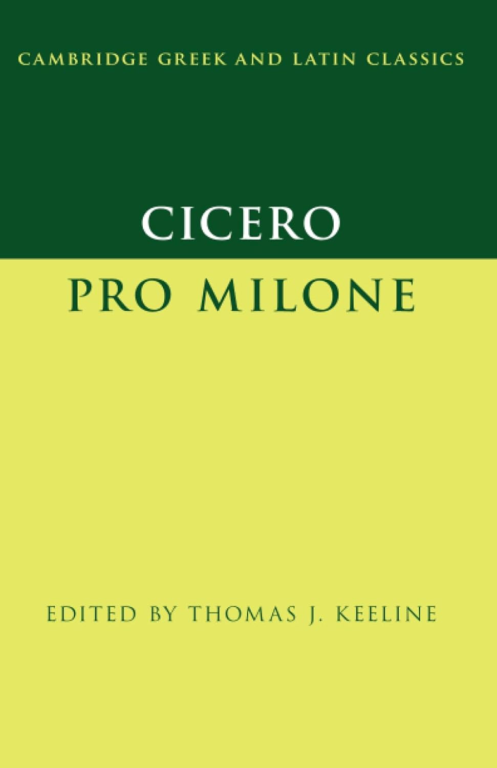 Cicero: Pro Milone