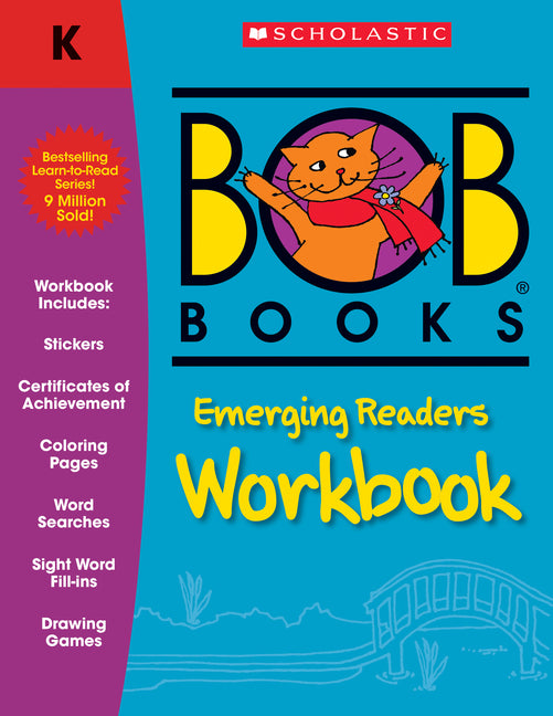 Bob Books - Emerging Readers Workbook Phonics, Writing Practice, Stickers, Ages 4 and Up, Pre-K, Kindergarten (Stage 2: Emerging Reader)