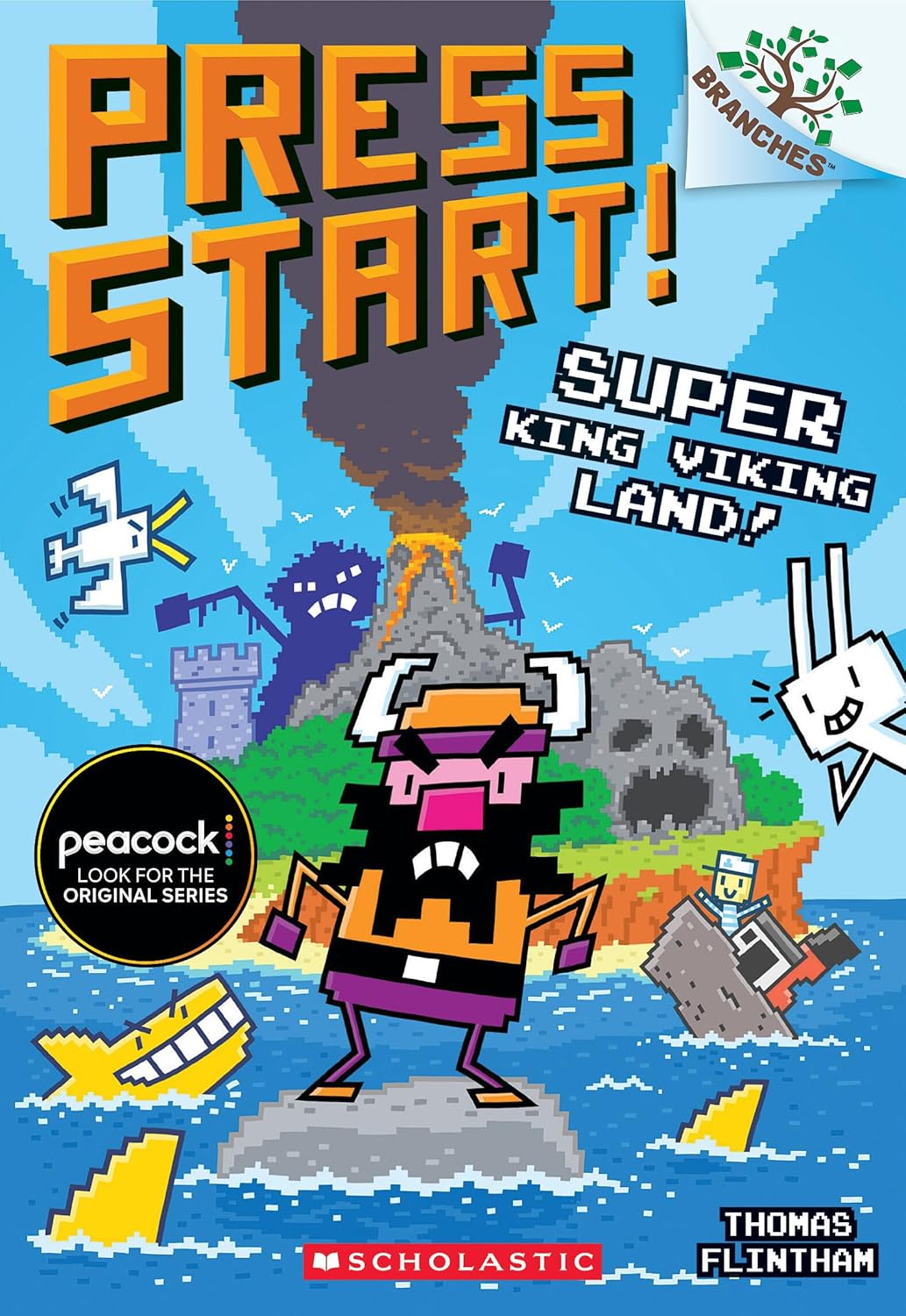 Super King Viking Land!: A Branches Book (Press Start! #13): Volume 13
