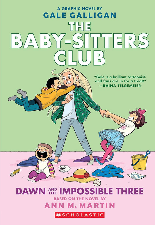Dawn and the Impossible Three: A Graphic Novel (the Baby-Sitters Club #5)