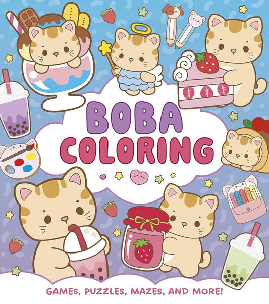 Boba Coloring: Games, Puzzles, Mazes and More!