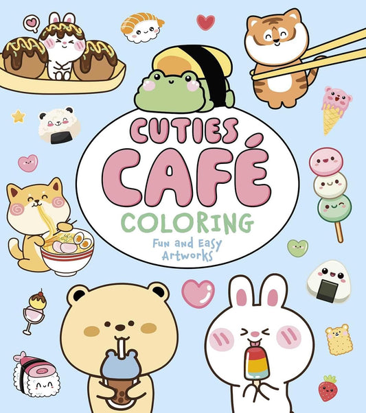 Cuties Cafe Coloring: Fun and Easy Artworks