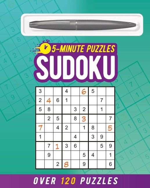 5-Minute Sudoku (Includes Ball-Point Pen): Over 120 Puzzles