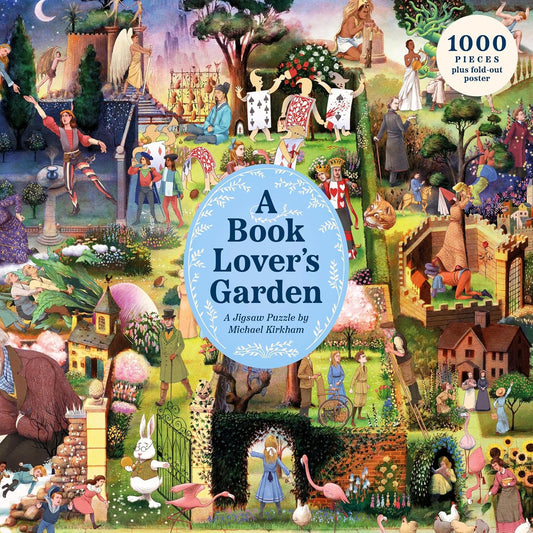 A Book Lover's Garden: A 1000 Piece Puzzle