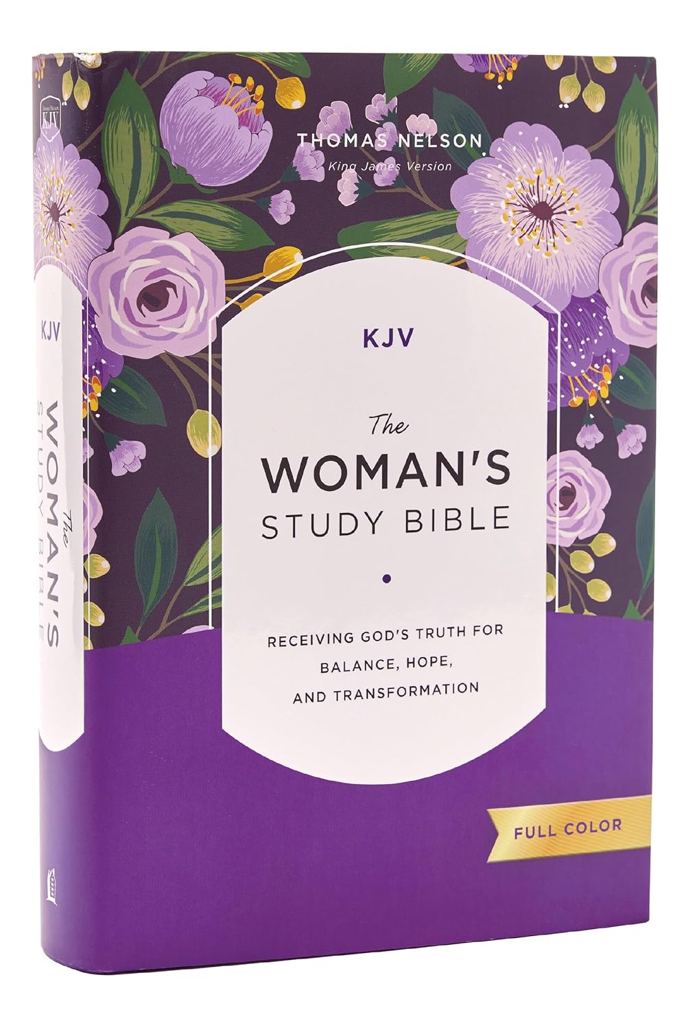 Kjv, the Woman's Study Bible, Hardcover, Red Letter, Full-Color Edition, Comfort Print: Receiving God's Truth for Balance, Hope, and Transformation