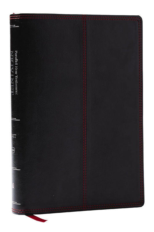 Nkjv-Net Parallel New Testament with Net Translators' Notes, Black Leathersoft, Red Letter, Comfort Print: Unparalleled Insights with Over 16,000 Tran