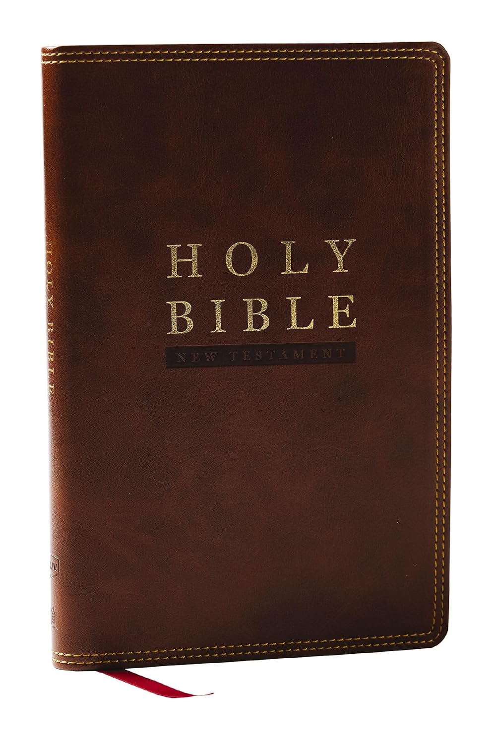NKJV Super Giant Print New Testament, Brown Leathersoft, Red Letter, Comfort Print