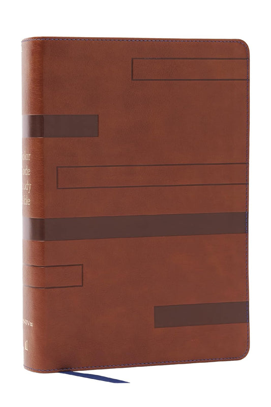 Color Code Study Bible, Revealing God's Truth Color by Color (Niv, Brown Leathersoft, Red Letter, Comfort Print)
