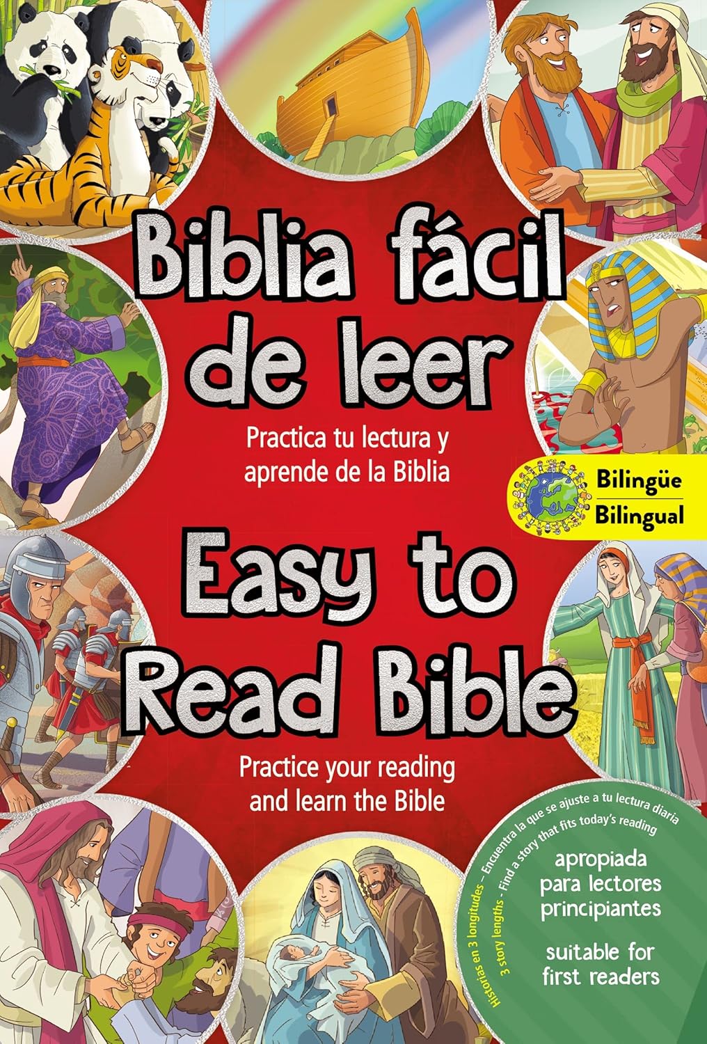 Easy to Read Bible (Bilingual) / La Biblia Facil de Leer (Bilingue): Practice Your Reading and Learn the Bible