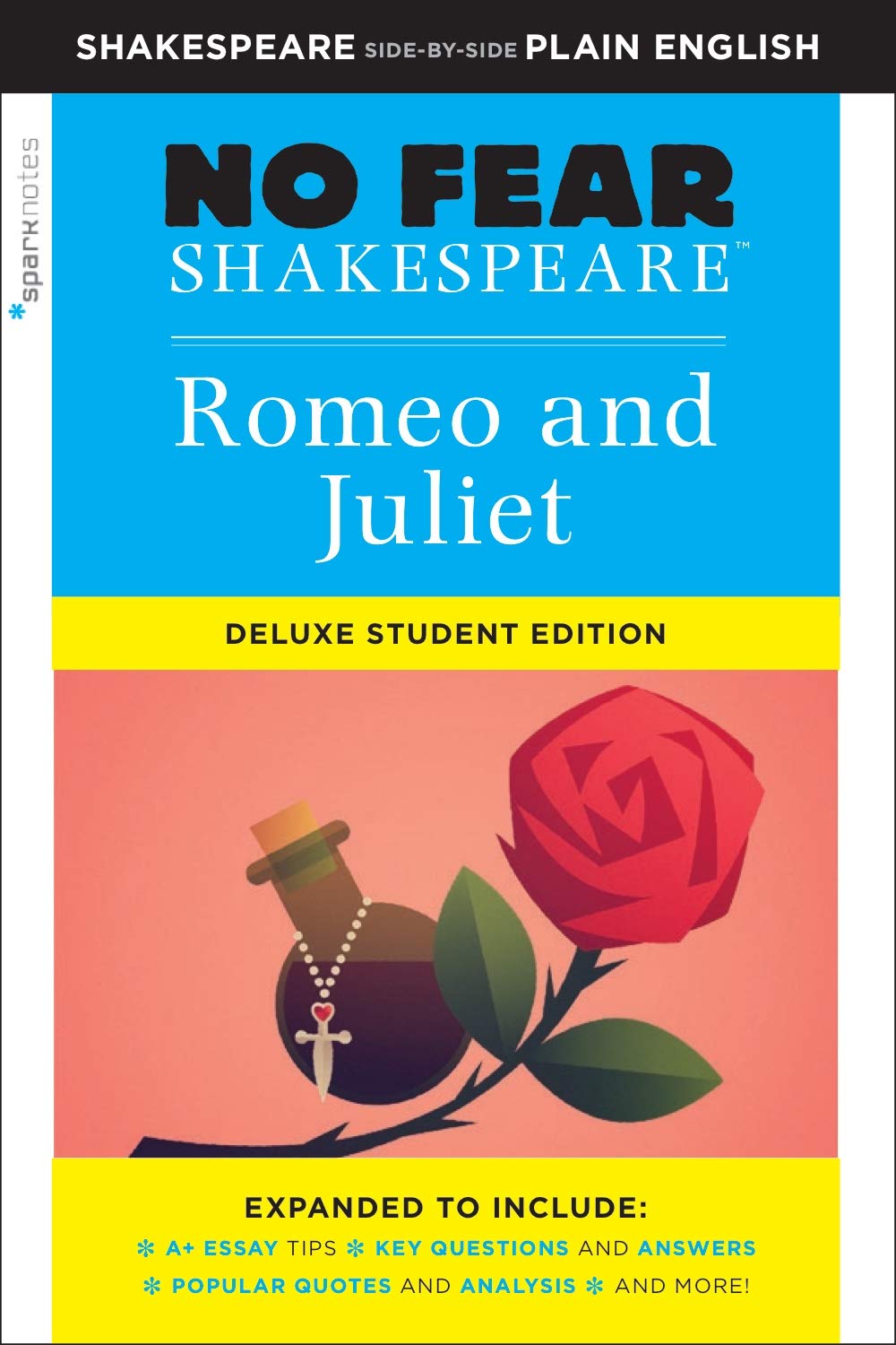 Romeo and Juliet: No Fear Shakespeare Deluxe Student Editions - Shakespeare Side-By-Side Plain English (Revised)