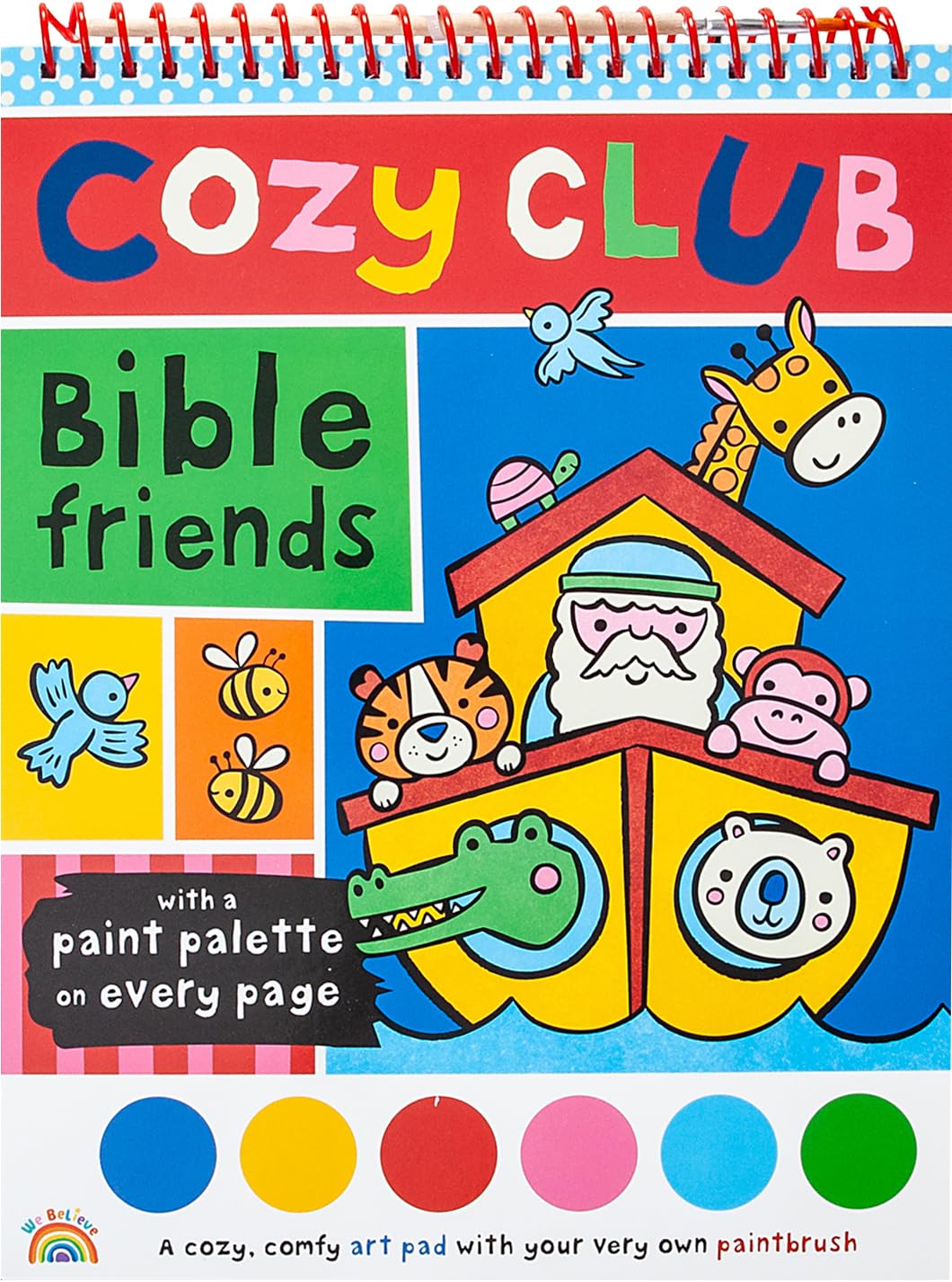 Cozy Club Bible Friends Art Pad