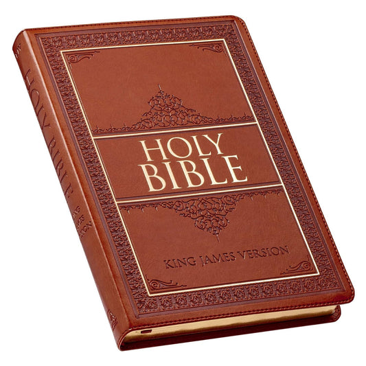 KJV Large Print Thumb Index Edition: Tan