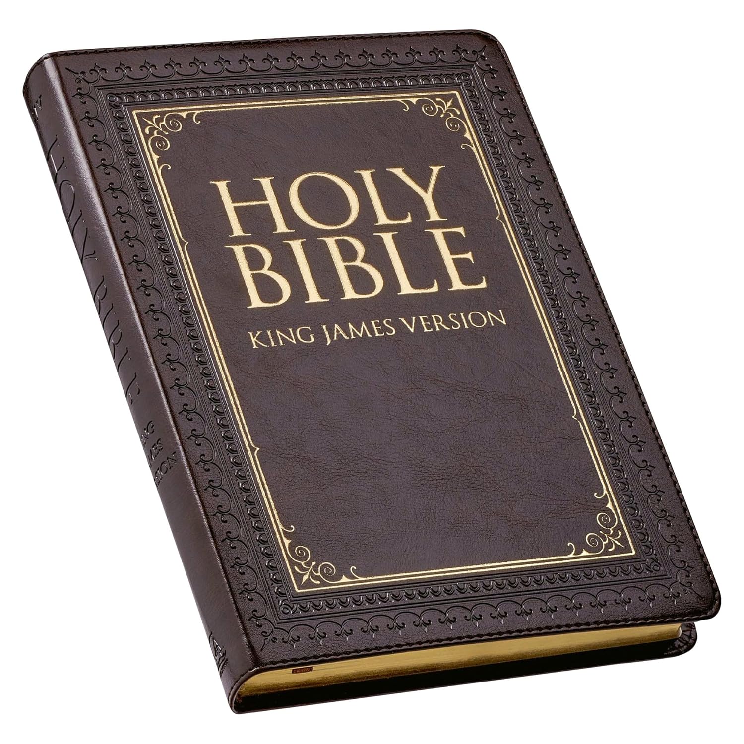 KJV Large Print Thumb Index Edition: Brown