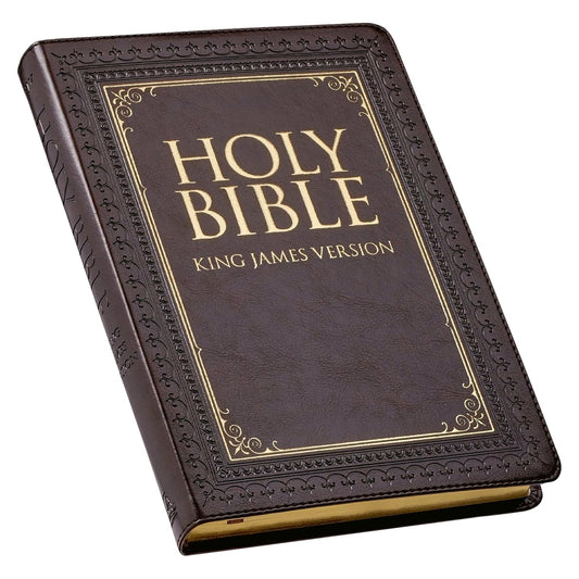 KJV Large Print Thumb Index Edition: Brown
