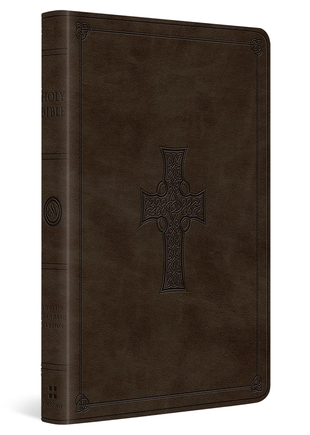 Large Print Value Thinline Bible-ESV-Cross Design