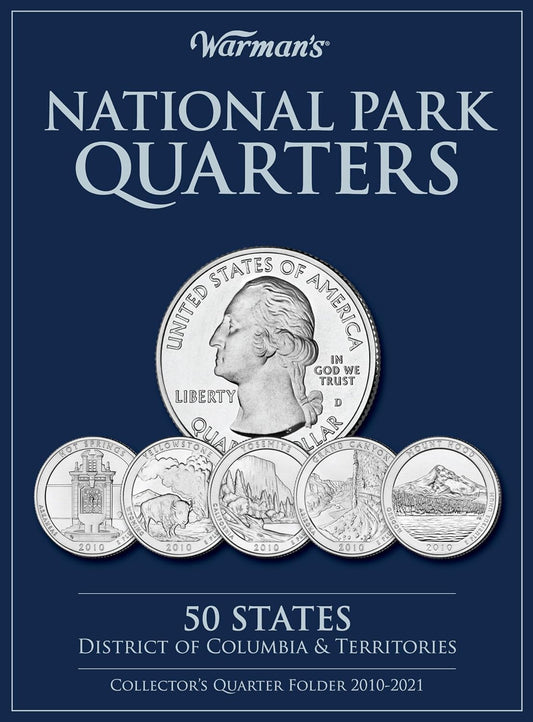 National Park Quarters: 50 States + District of Columbia & Territories: Collector's Quarters Folder 2010-2021