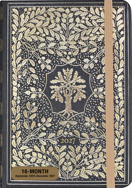 2027 Gilded Tree of Life Weekly Planner (16 Months, Sept 2026 to Dec 2027)